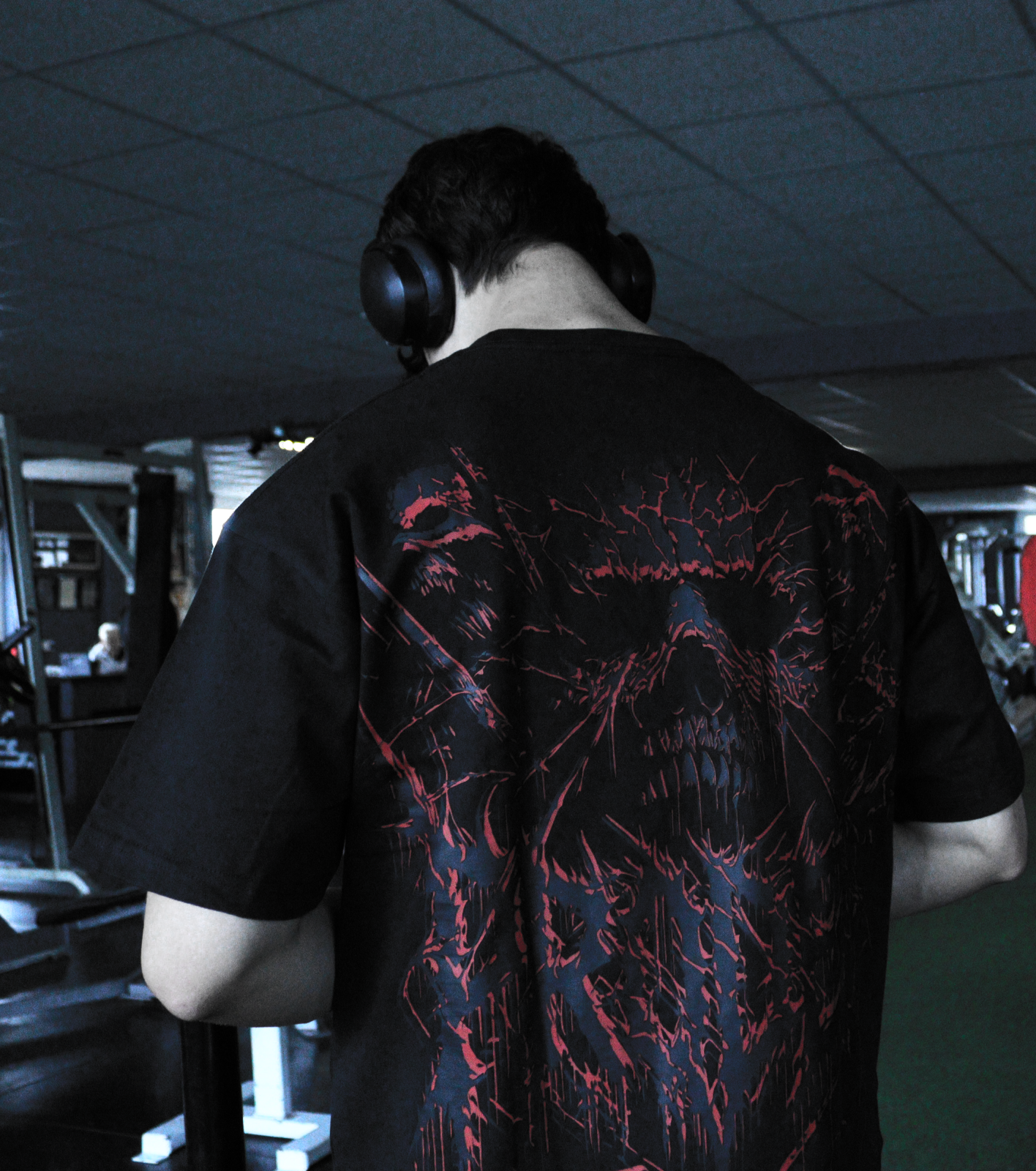 Skullzvoid Oversized Tee Red