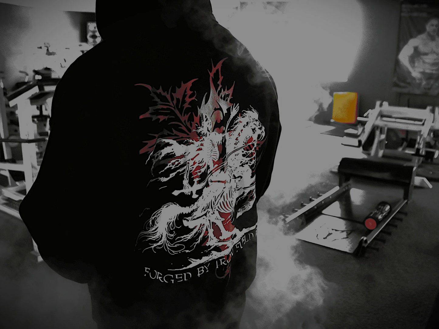 Nightrider Oversized Luxury Hoodie White - PRODEN