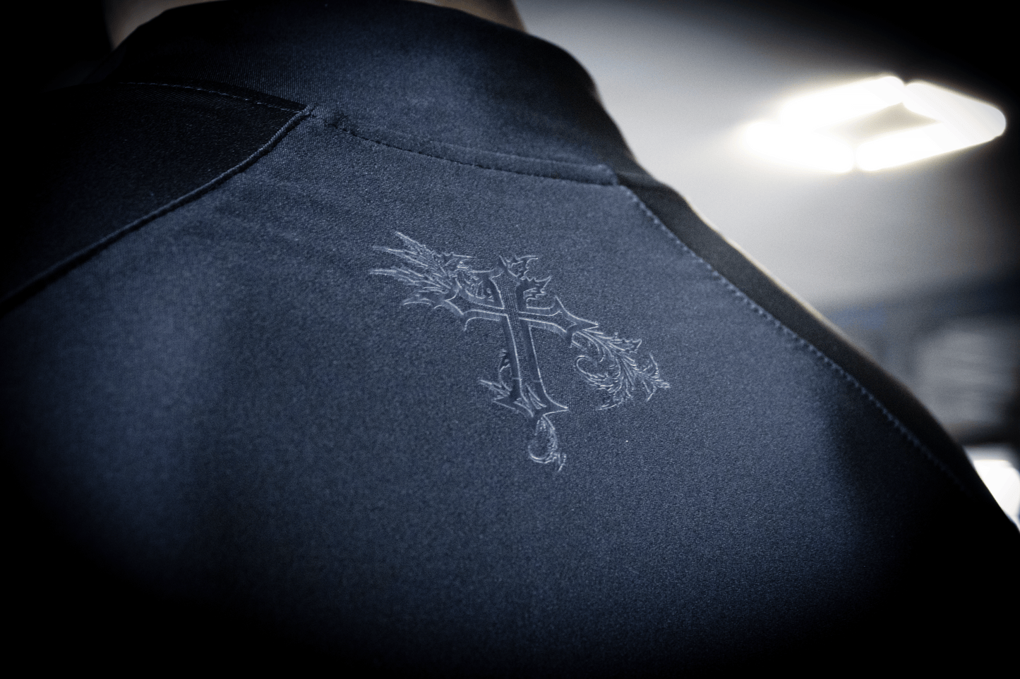 Phantom Dusk Long Sleeve Quarter Zip Compression Stygian.