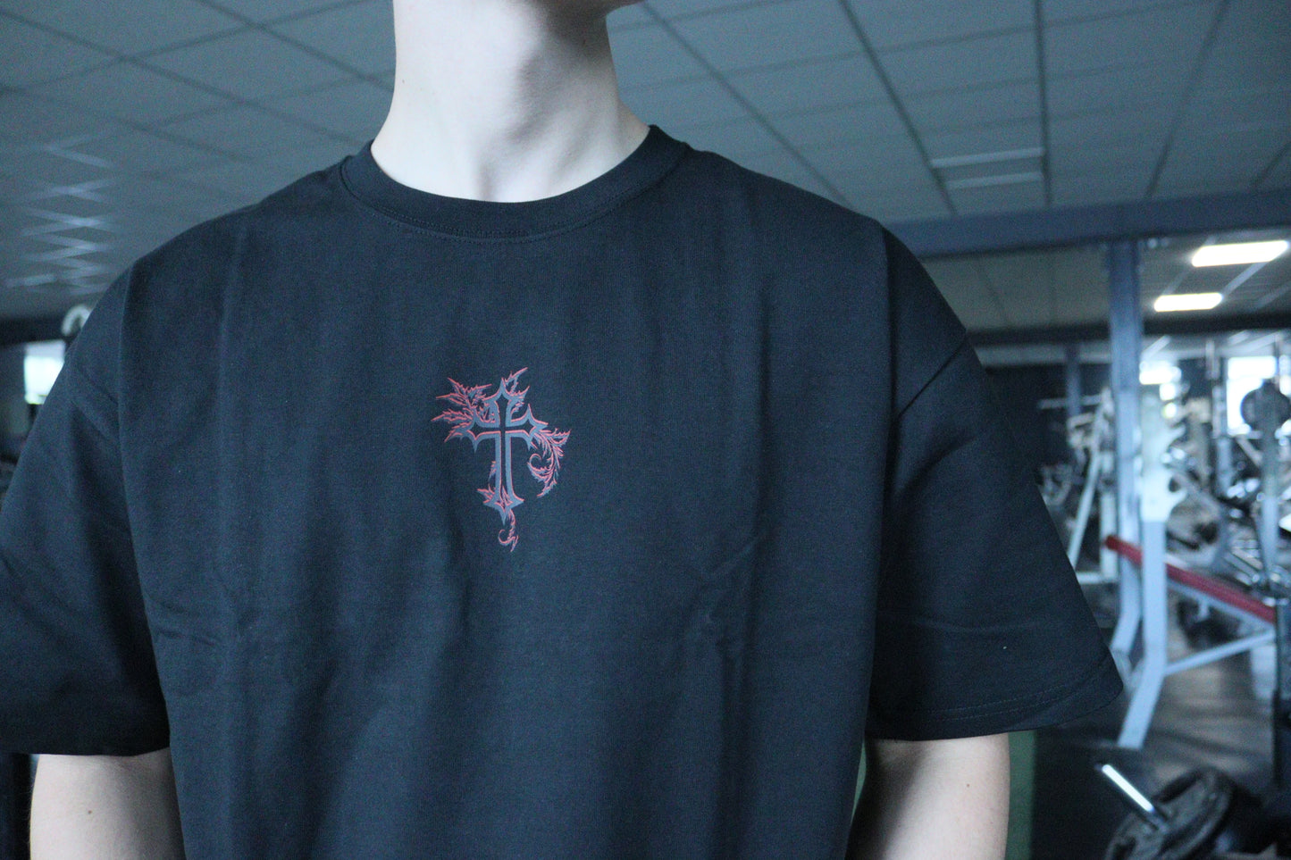 Skullzvoid Oversized Tee Red
