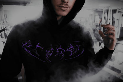 Nightrider Oversized Luxury Hoodie Purple - PRODEN 