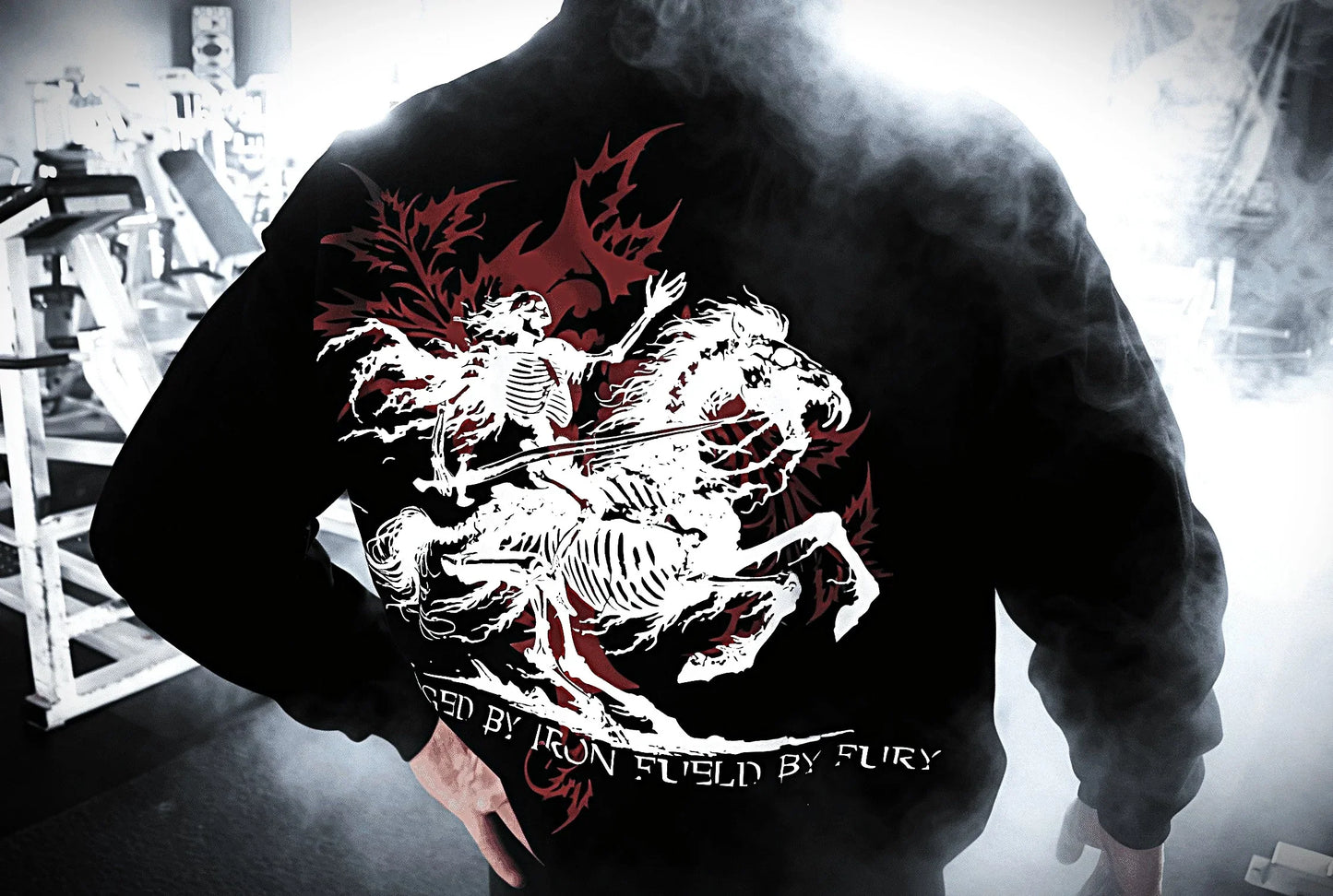 Nightrider Oversized Luxury Hoodie White - PRODEN 