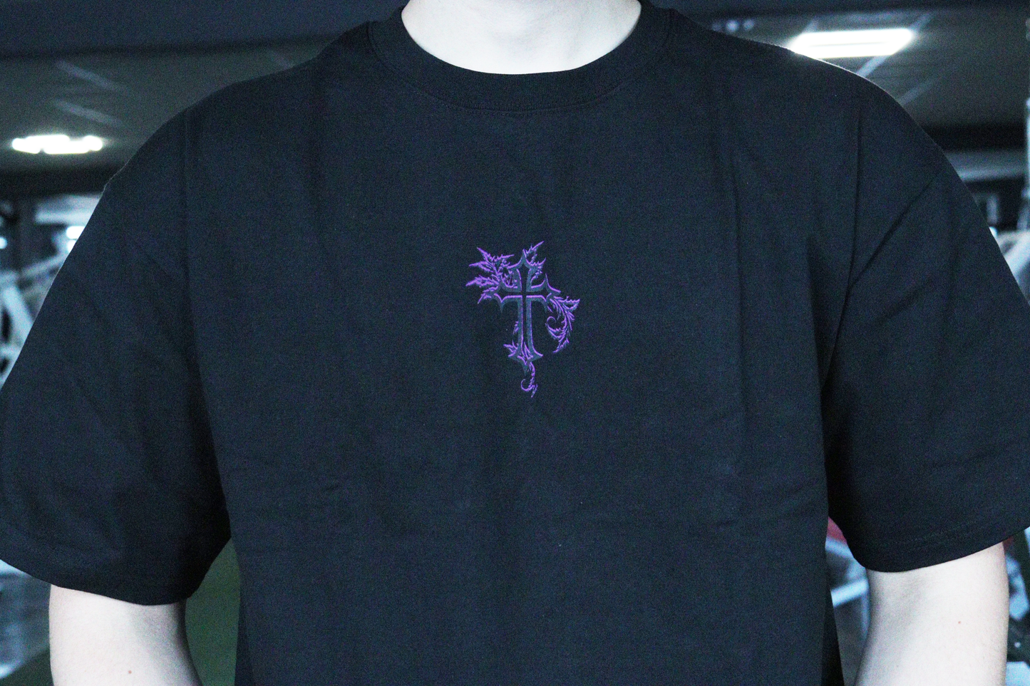 Skullzvoid  Oversized Tee Purple